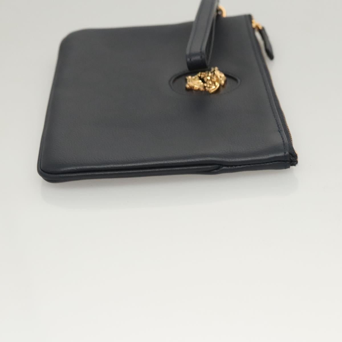 Versace Medusa Head Pochette in pelle nera - Etoilux