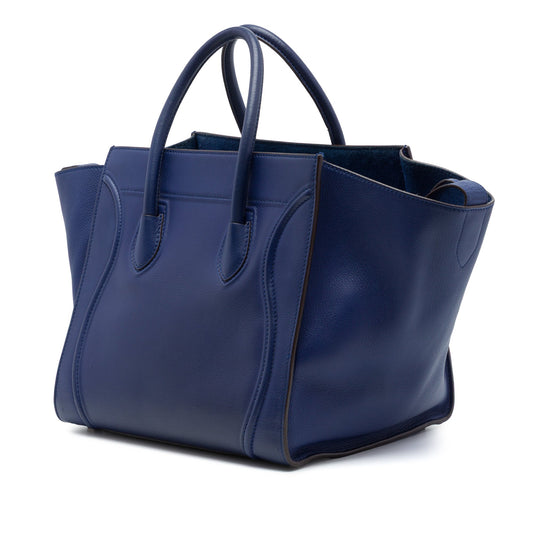 Céline Phantom Luggage Medium Pelle Blu Navy – 2013 - Etoilux