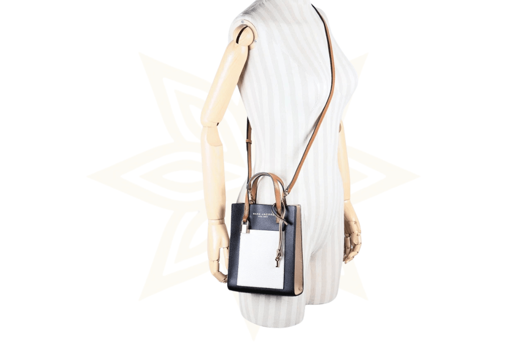 Marc Jacobs Borsa a tracolla in pelle Micro Grind Smoke Almond - Etoilux