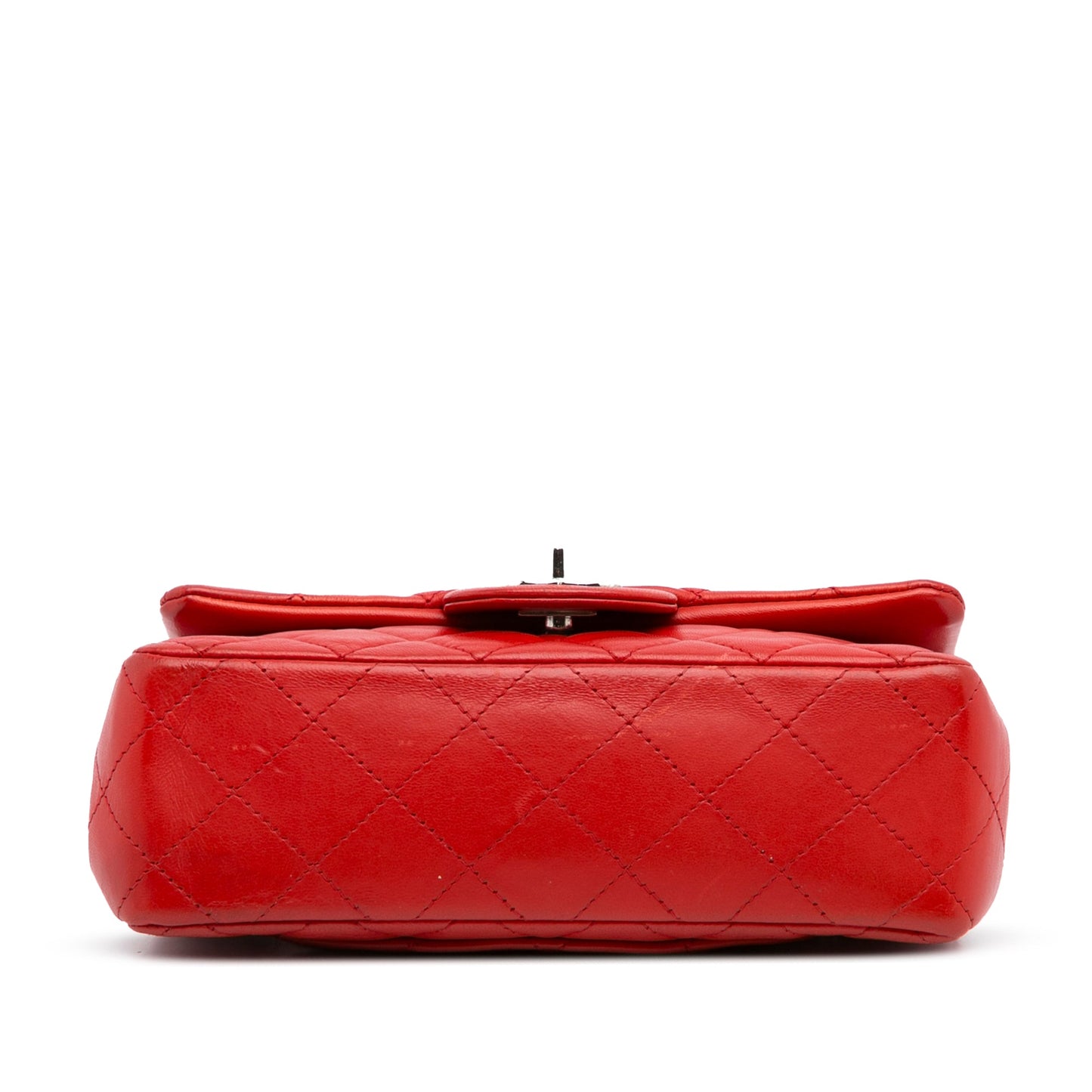 Chanel Mini Rettangolare Classica in Pelle di Agnello con Patta Singola - Etoilux