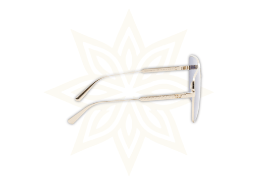 Christian Dior DiorCannage S1U Occhiali da Sole – Montatura in Metallo Dorato & Lenti Azzurro Fumé - Etoilux