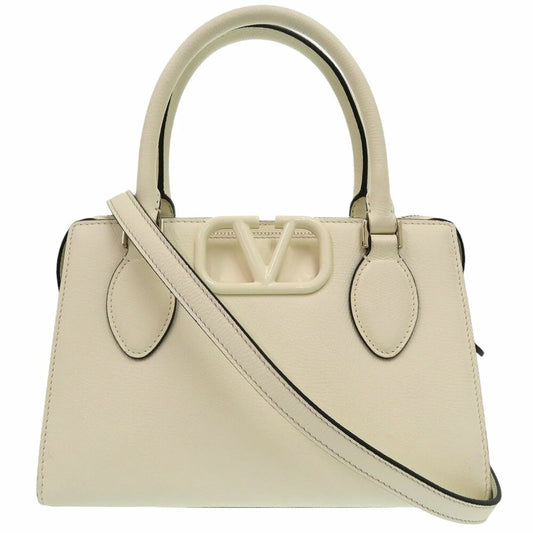 Borsa a mano Valentino Garavani V - Sling in pelle avorio 0250Valentino - Etoilux