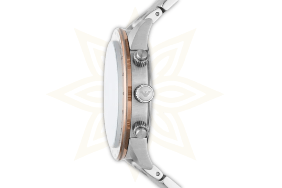 Armani Orologio in acciaio inossidabile argento - Etoilux