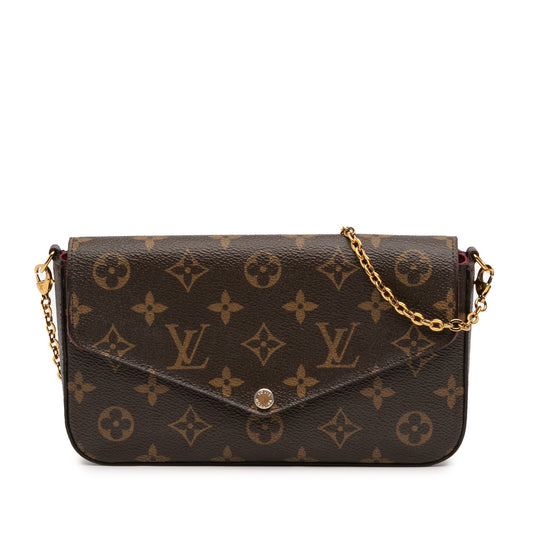 Louis Vuitton Pochette Félicie in Tela Monogram – 21,5 cm, 2016 - Etoilux