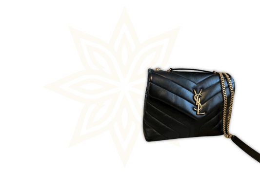 Saint Laurent Loulou Small – Pelle Nera & Finiture Dorate - Etoilux