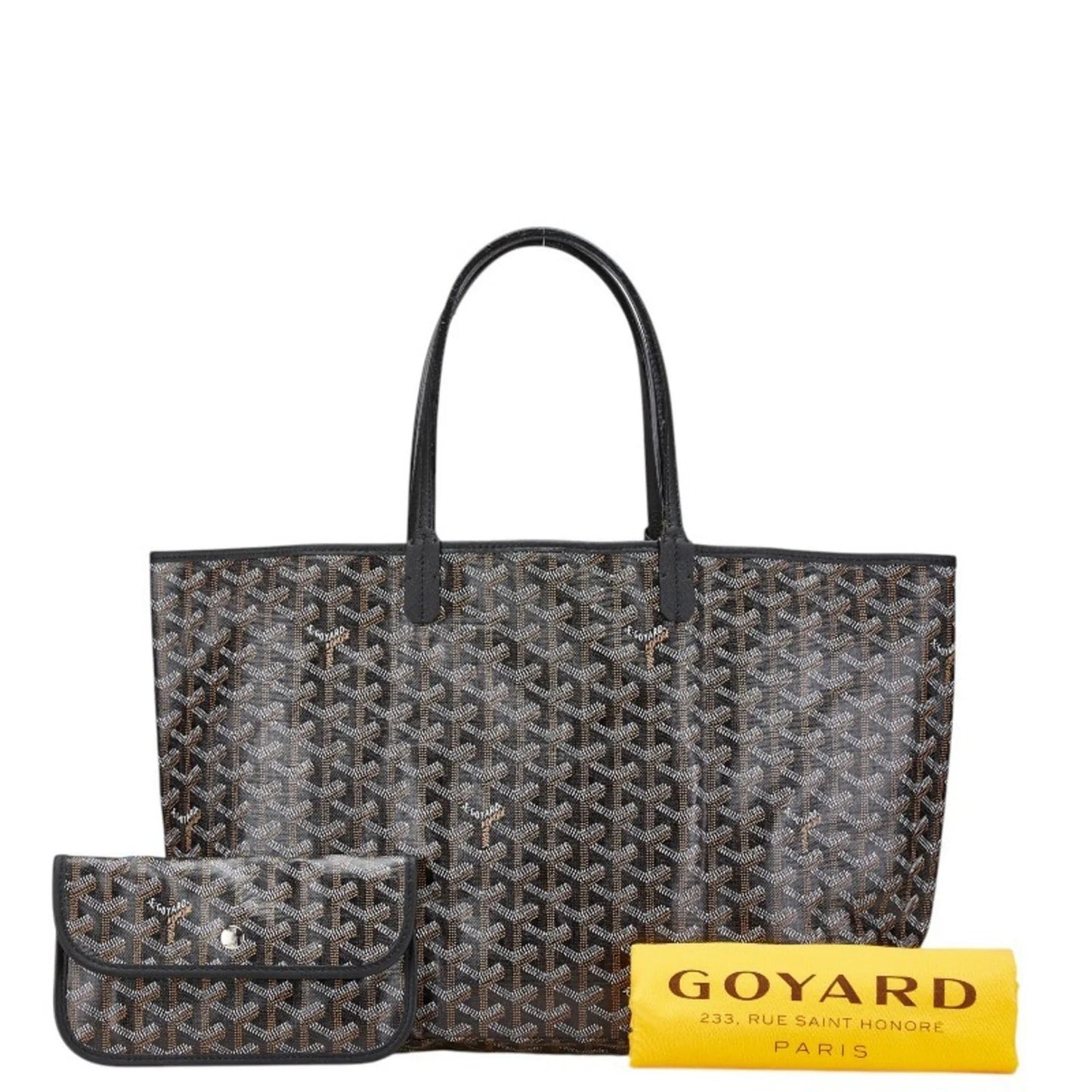 Goyard Borsa a tracolla Goyard Saint Louis PM in pelle PVC nera da donna GOYARD - Etoilux