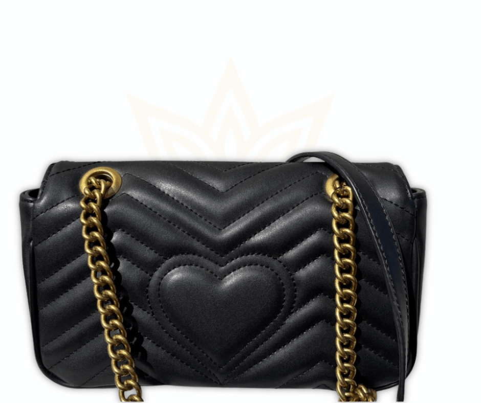 Gucci GG Marmont Mini Bag in Pelle Matelassé Nera – Pre - owned - Etoilux