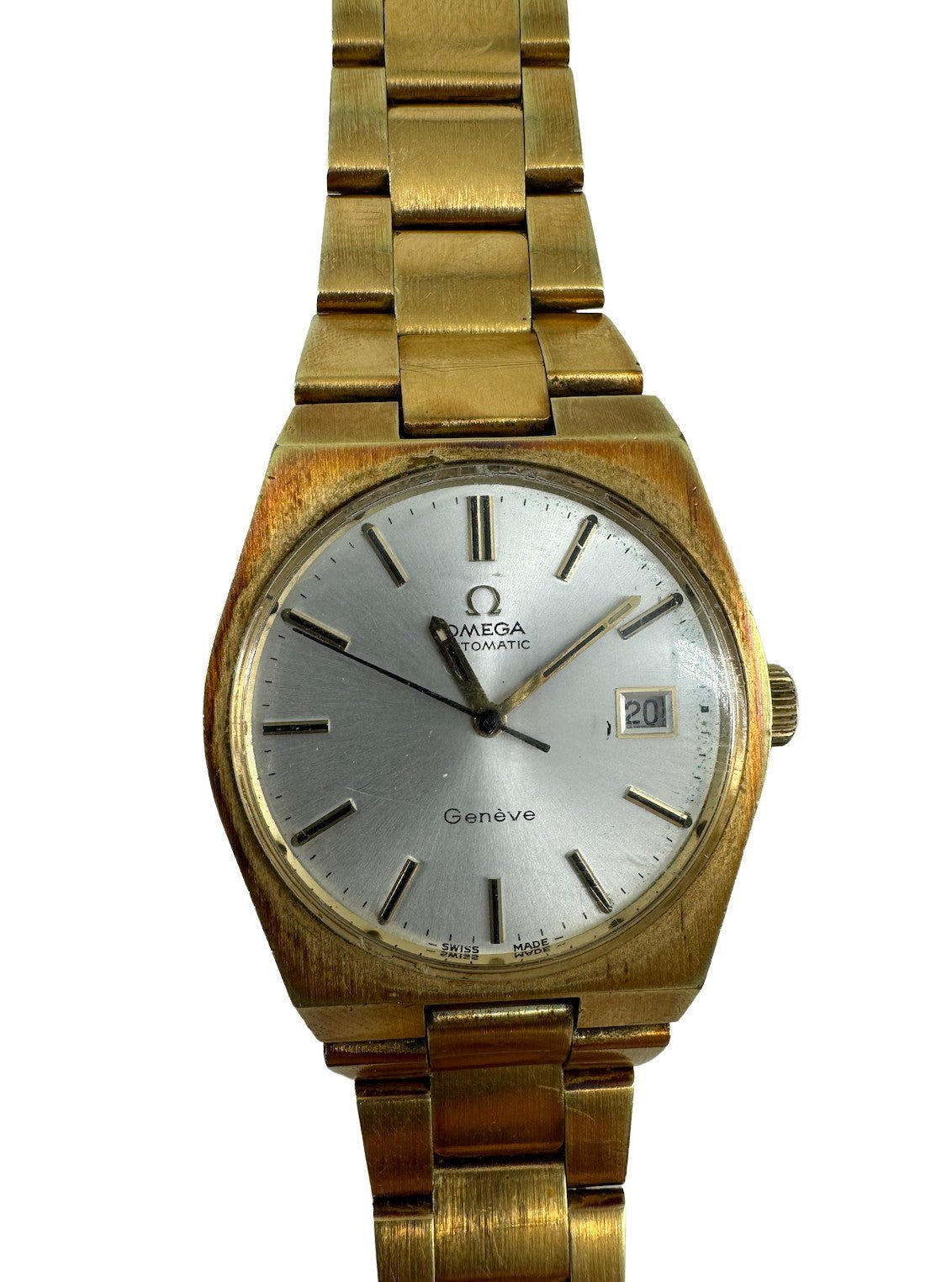 OMEGA Genève Automatic – Orologio Vintage in Acciaio e Placcatura Oro - Etoilux