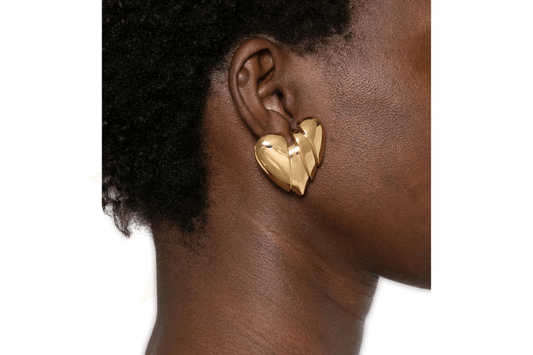 Amina Muaddi - Orecchini a Cuore Spezzato - Etoilux