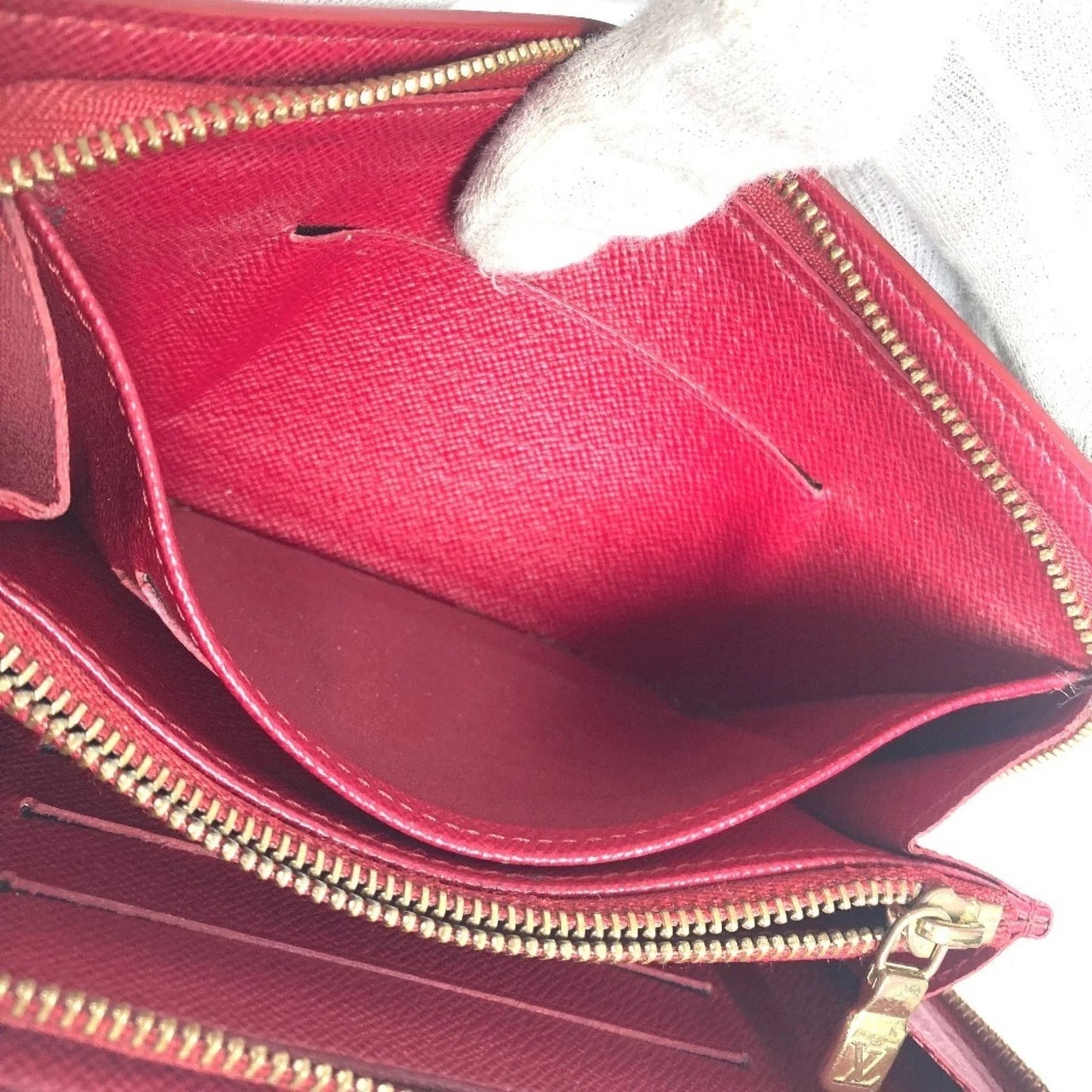LOUIS VUITTON M95006 Monogram Cherry Takashi Murakami Porte Monnaie Zip Portafoglio lungo con cerniera rotonda in tela da donna Marrone - Etoilux
