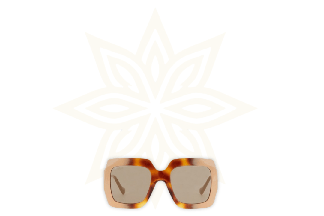 Gucci Occhiali da Sole Oversize con Catena Removibile - Etoilux