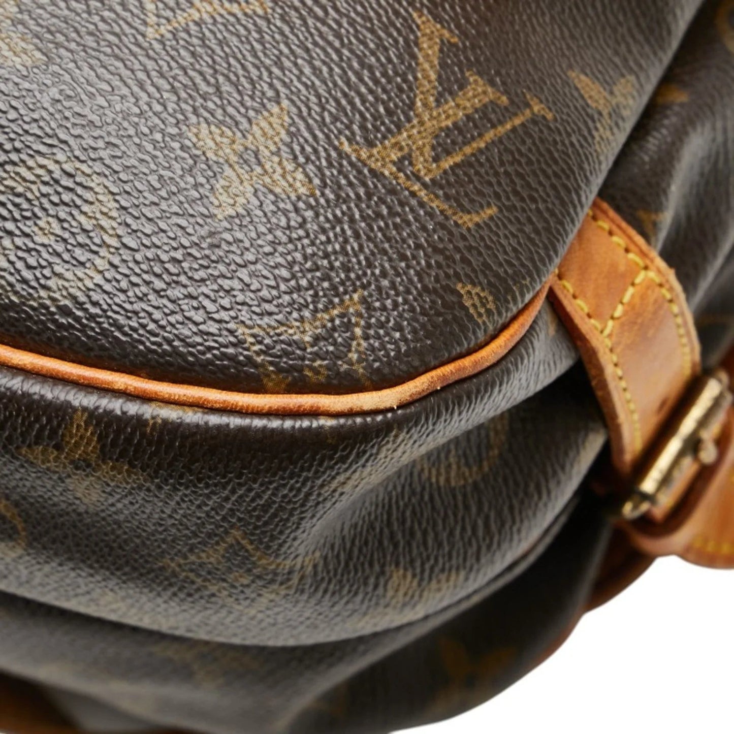 Louis Vuitton Borsa a tracolla Louis Vuitton Monogram Saumur 30 M42256 in pelle PVC marrone da donna LOUIS VUITTON - Etoilux