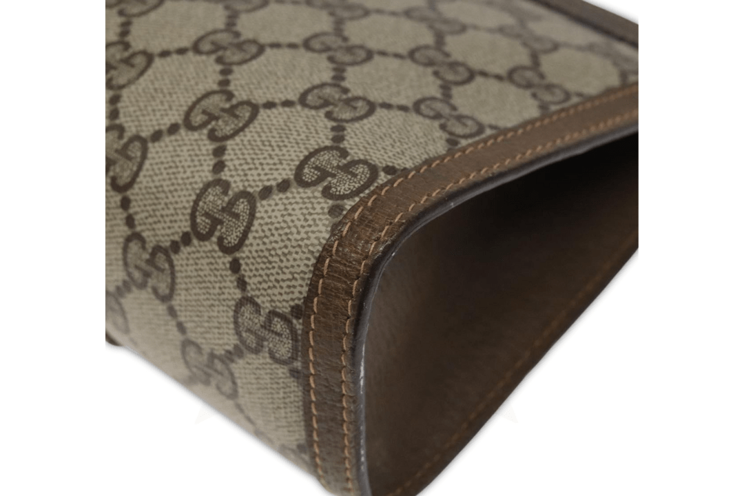 Gucci Pochette Vintage in tela GG Supreme con Web – Iconica & Unisex - Etoilux