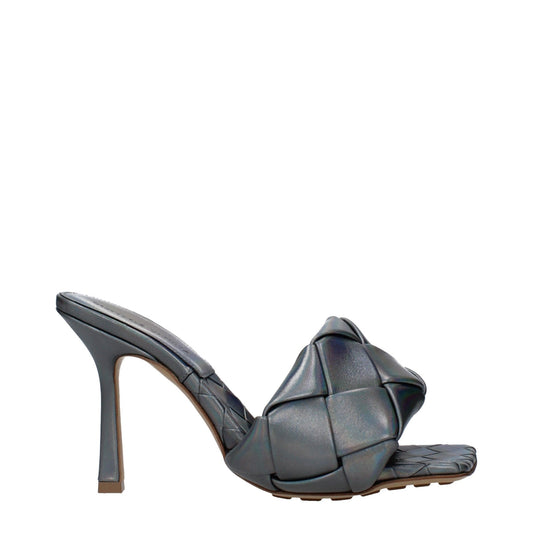 Bottega Veneta Lido Sandals in Pelle Iridescente - Etoilux