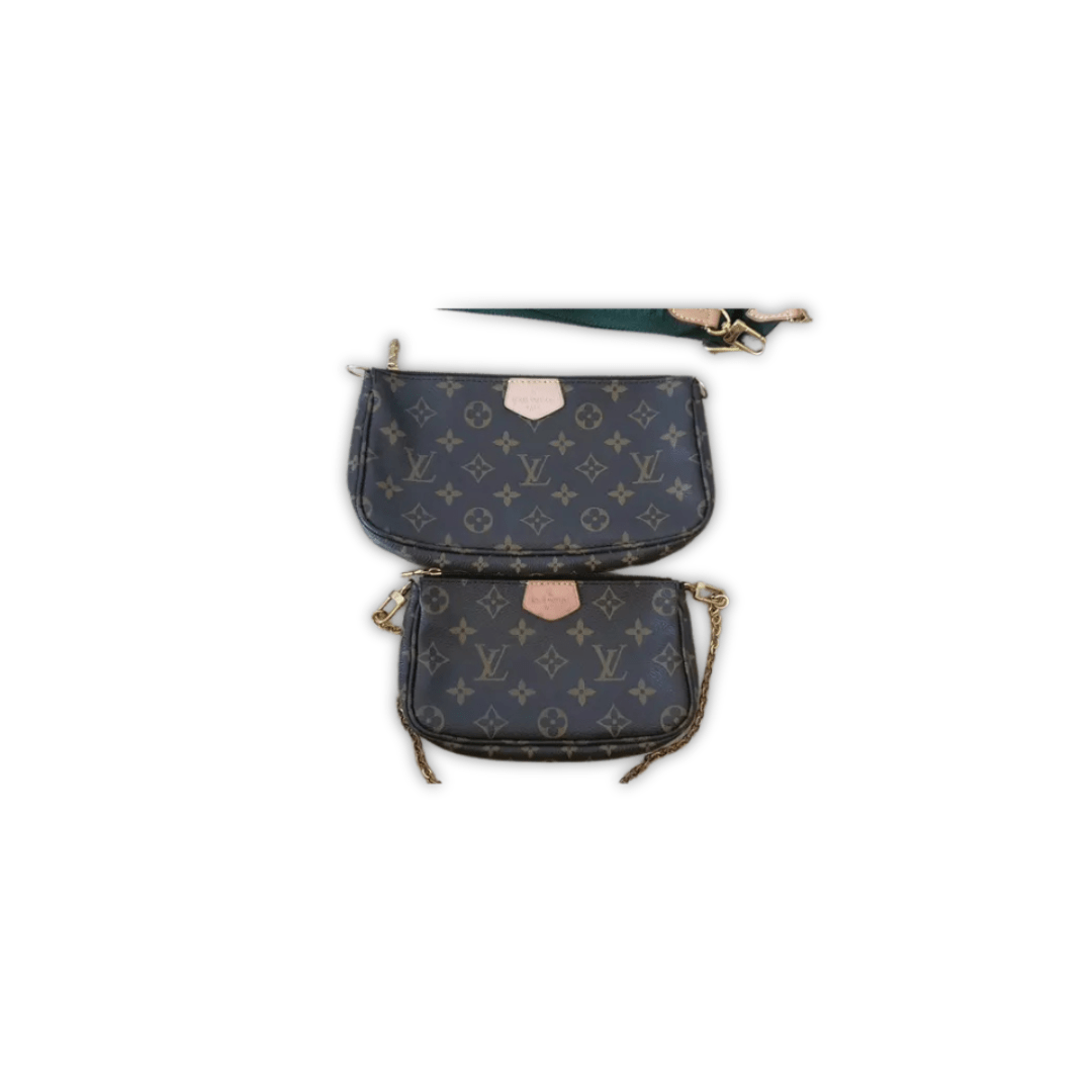 Louis Vuitton Multi Pochette Accessories Monogram Khaki - Etoilux