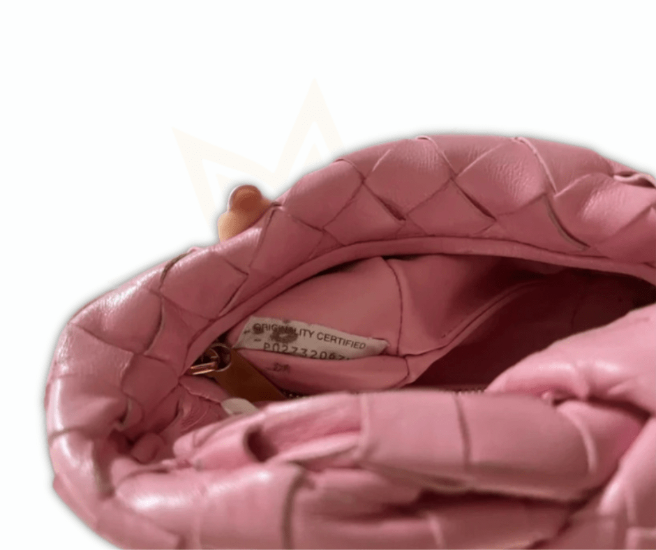 Bottega Veneta Mini Jodie in Pelle Intrecciata Rosa V088804025 - Etoilux