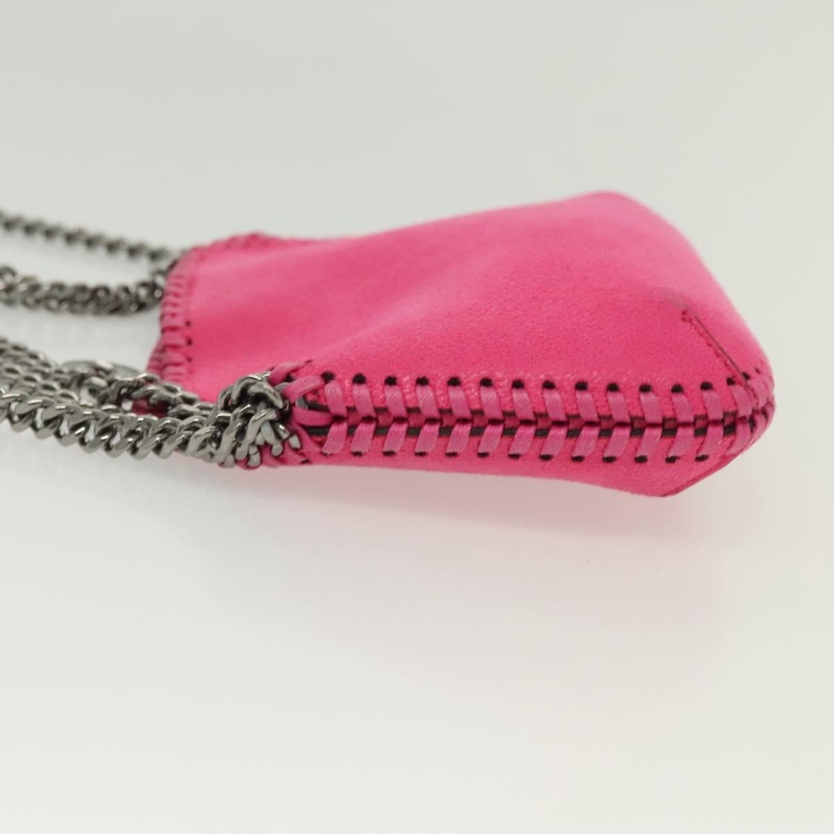 Stella McCartney Falabella Mini Tote Shaggy Deer Fuchsia Hardware Ruthenium - Etoilux