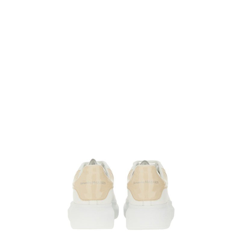 Alexander McQueen – Sneakers Oversize in Pelle con Dettaglio Beige - Etoilux