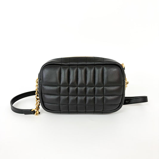 Burberry Lola Camera Bag Small Agnello Trapuntato Nera