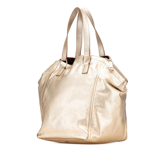 Saint Laurent – Downtown Medium Tote in Pelle Dorata - Etoilux