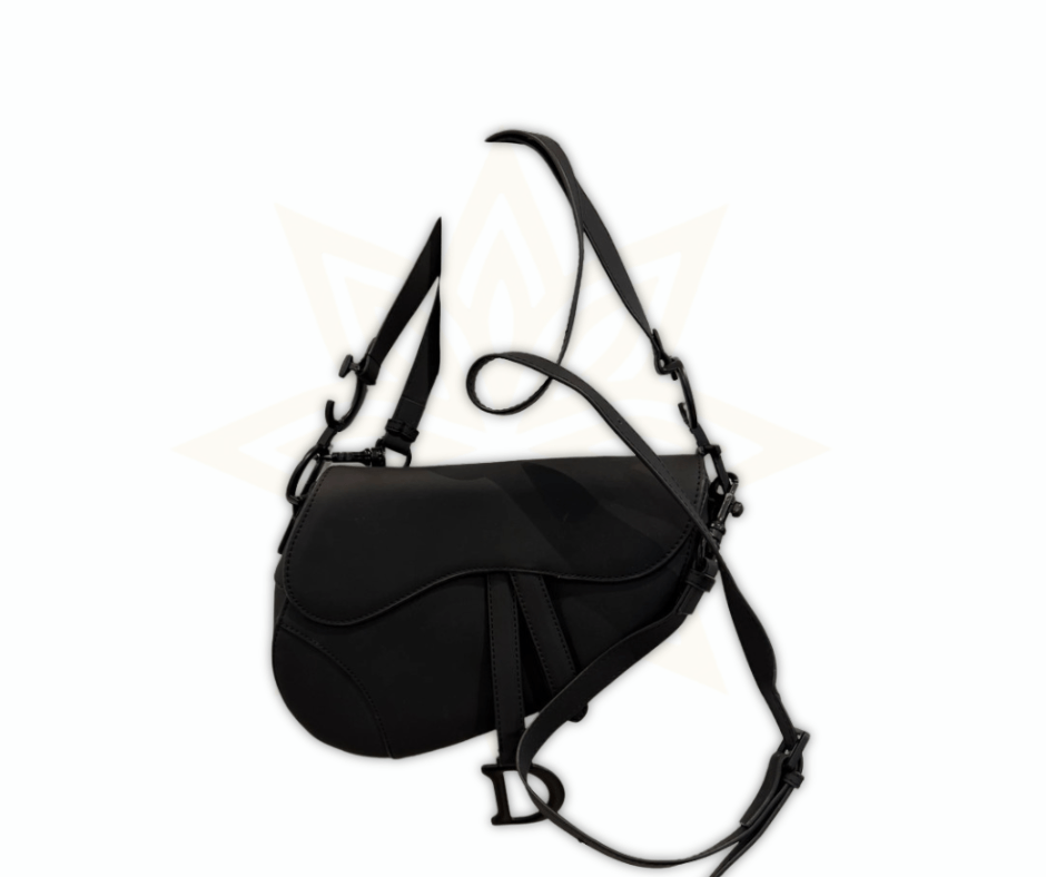 Dior Saddle Bag in pelle nera opaca – Made in Italy - Etoilux