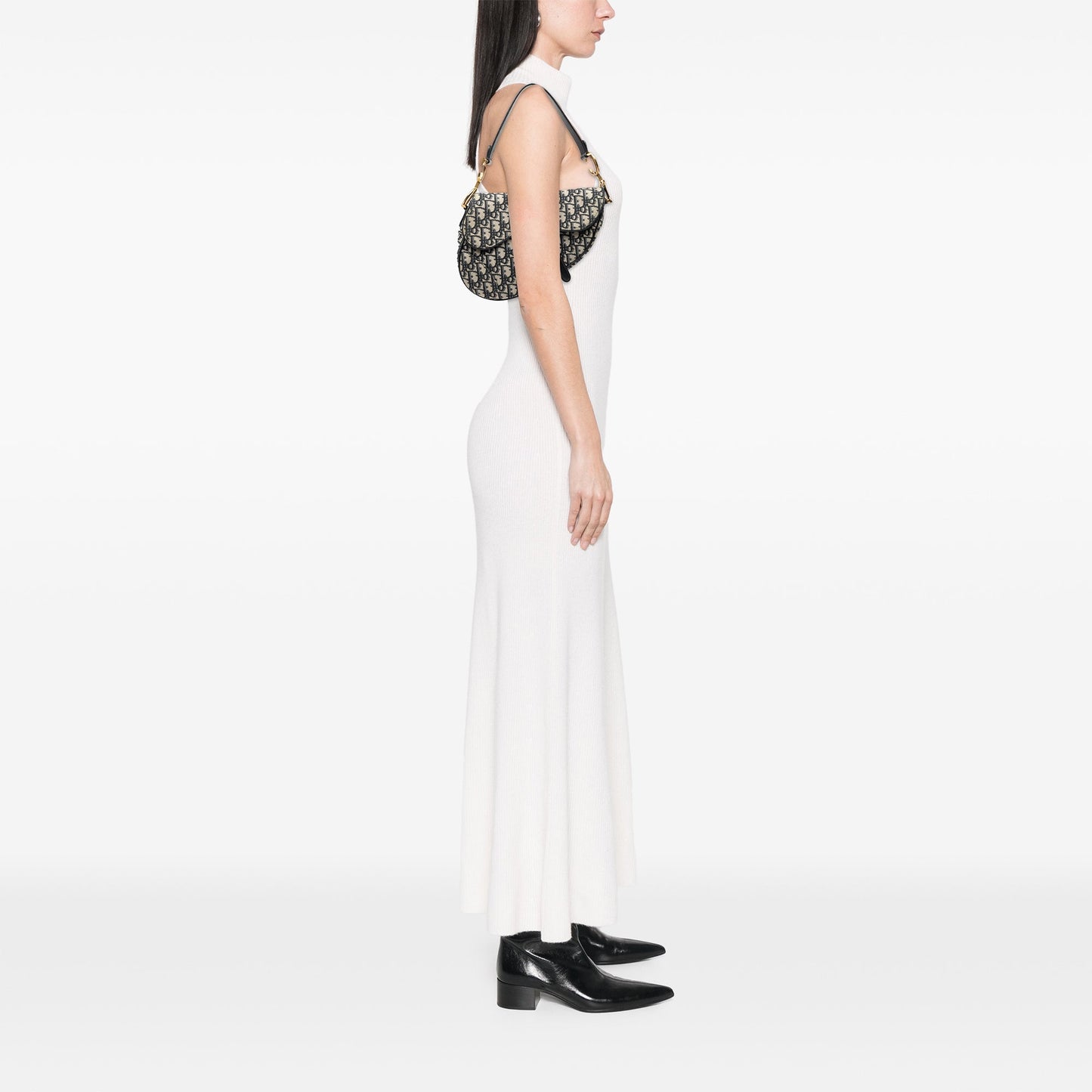 Dior – Saddle Bag in Tela Oblique Blu - Etoilux