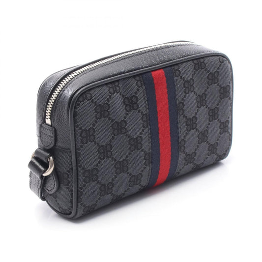 Gucci × Balenciaga The Hacker Project Mini Camera Bag GG Supreme Canvas Nero – 18 cm - Etoilux