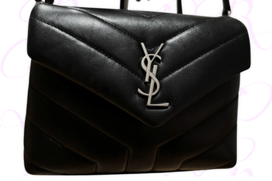 Saint Laurent Loulou Toy – Pelle Trapuntata Nera V099904025 - Etoilux