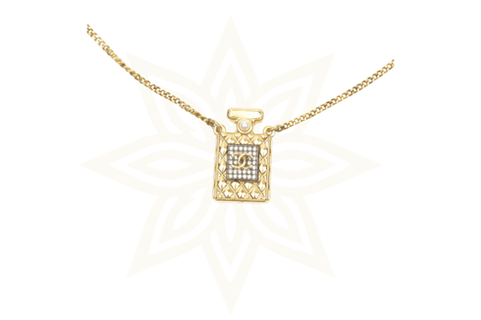 Collana Chanel “Flacone Profumo” con Cristalli - Etoilux