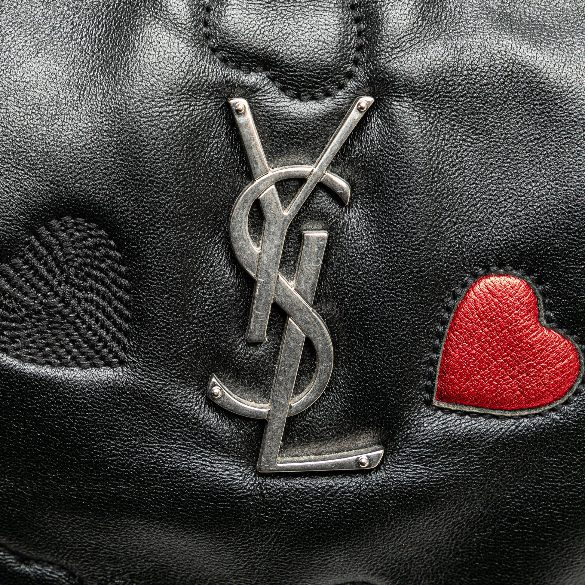 Saint Laurent Borsa Camera Bag in pelle Heart Lou - Etoilux