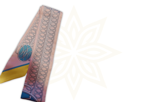 Hermès Twilly in Seta - Collezione Grafica Pastello - Etoilux