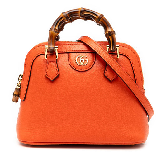 Gucci Bamboo Diana Mini – Arancio (2016–2025) - Etoilux