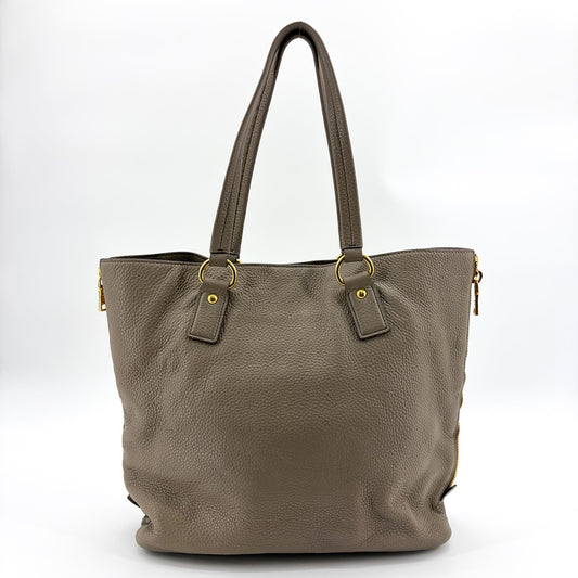 Prada Tote a spalla Vitello Phenix Grigia