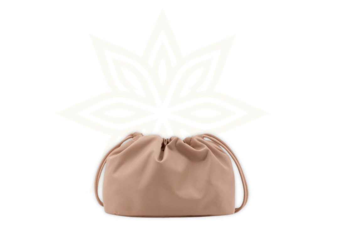 Burberry Drawstring Clutch in nylon rosa cipria – Nuova da boutique - Etoilux