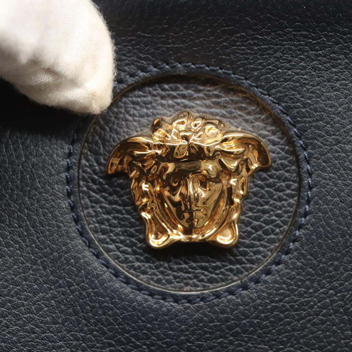 Versace Medusa Head Pochette in pelle nera - Etoilux