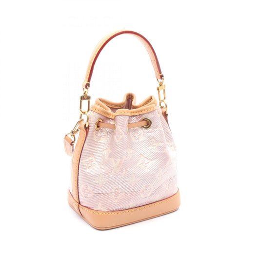 Louis Vuitton Nano Noé Monogram Denim Rose – M82427 – 13 cm - Etoilux