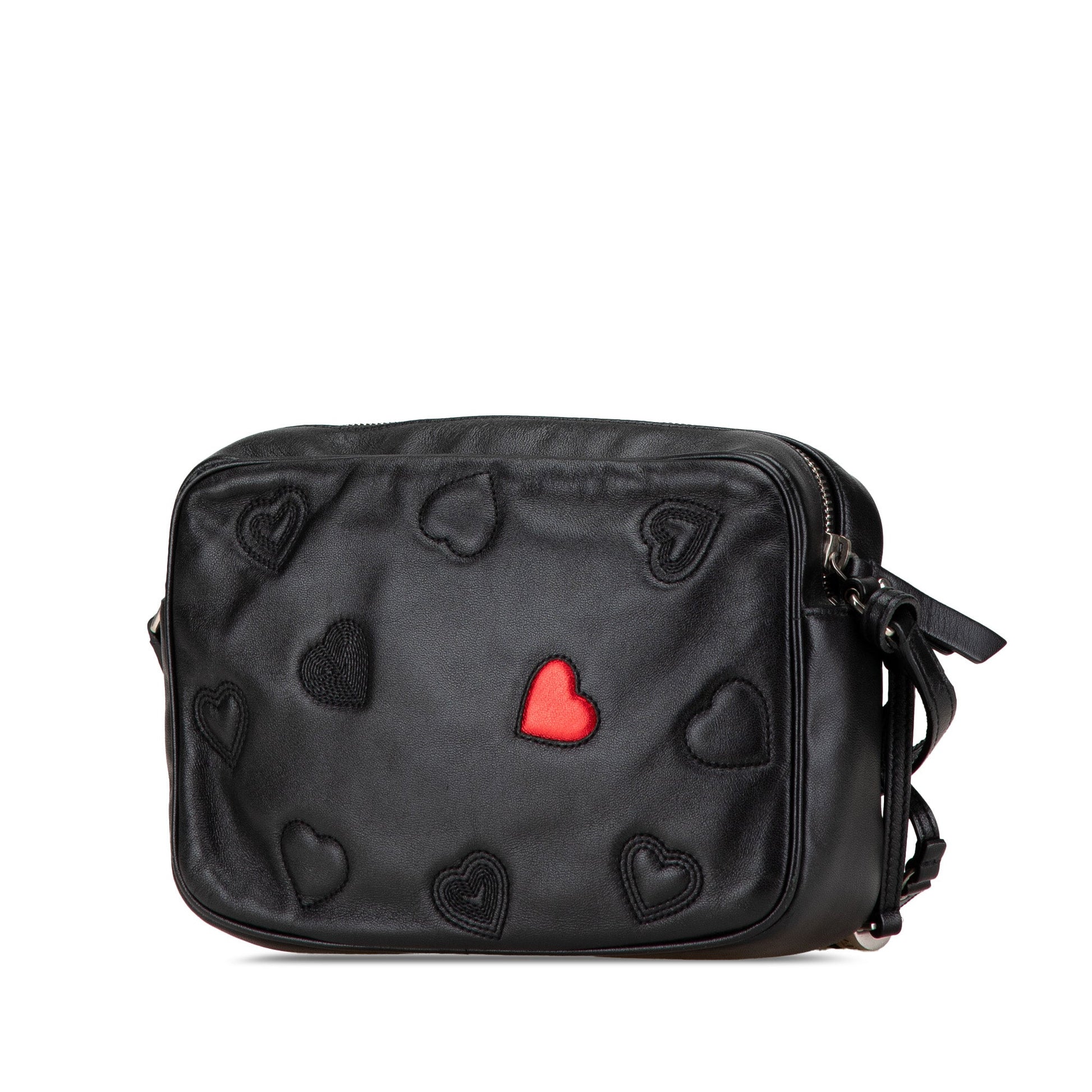 Saint Laurent Borsa Camera Bag in pelle Heart Lou - Etoilux