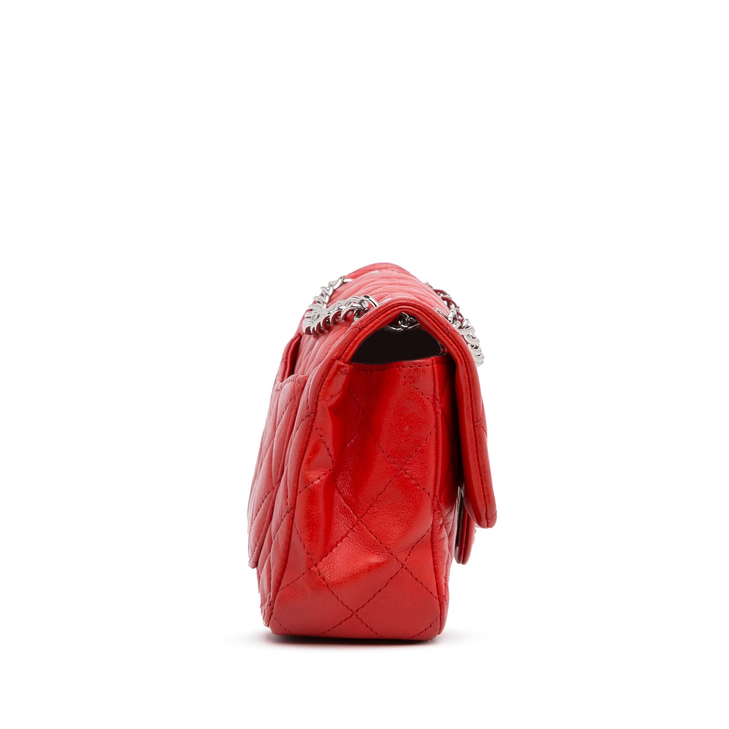 Chanel Mini Rettangolare Classica in Pelle di Agnello con Patta Singola - Etoilux