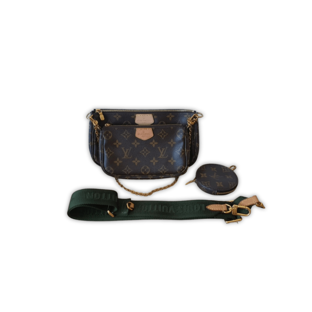 Louis Vuitton Multi Pochette Accessories Monogram Khaki - Etoilux