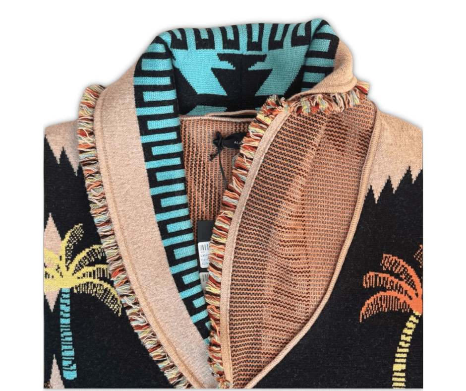 Alanui Iconic Jacquard Cardigan – Edizione Palm Pattern - Etoilux
