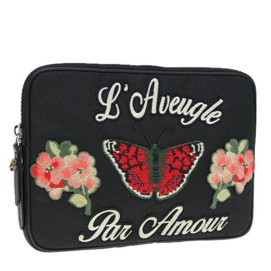 Gucci L'Aveugle Par Amour Custodia Tablet Nylon Nera – 26 cm - Etoilux