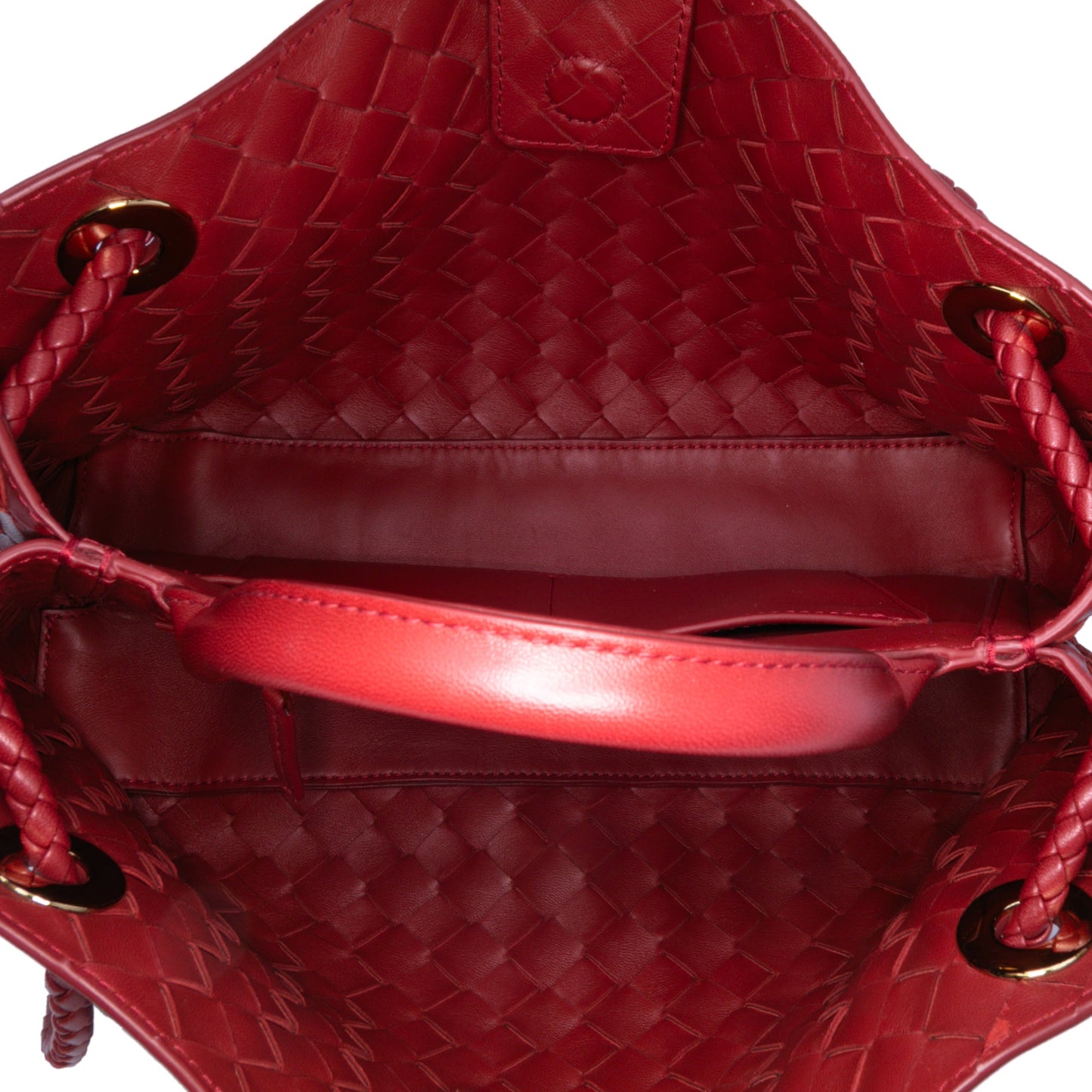 Bottega Veneta Borsa con manico superiore East West Andiamo in pelle di agnello intrecciata - Etoilux