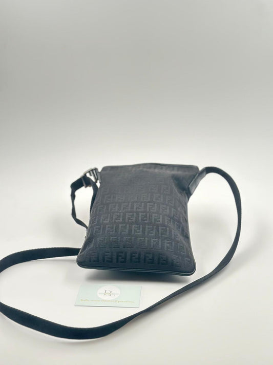 Borsa a Tracolla Fendi Zucca Nera Vintage –RPV017402025 - Etoilux