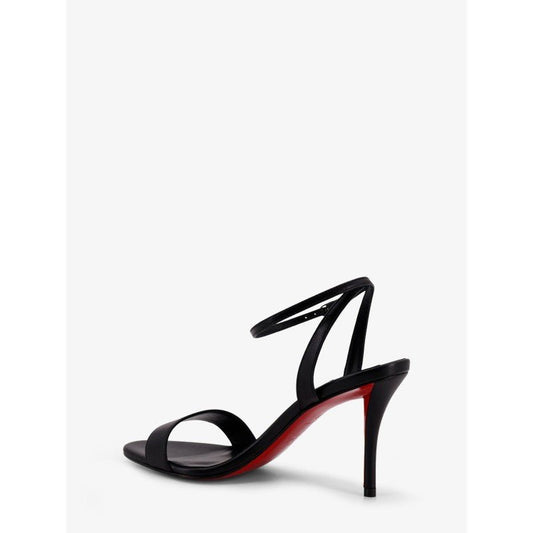 Christian Louboutin – Sandali Miss Z in pelle nera – Tacco 8 cm - Etoilux