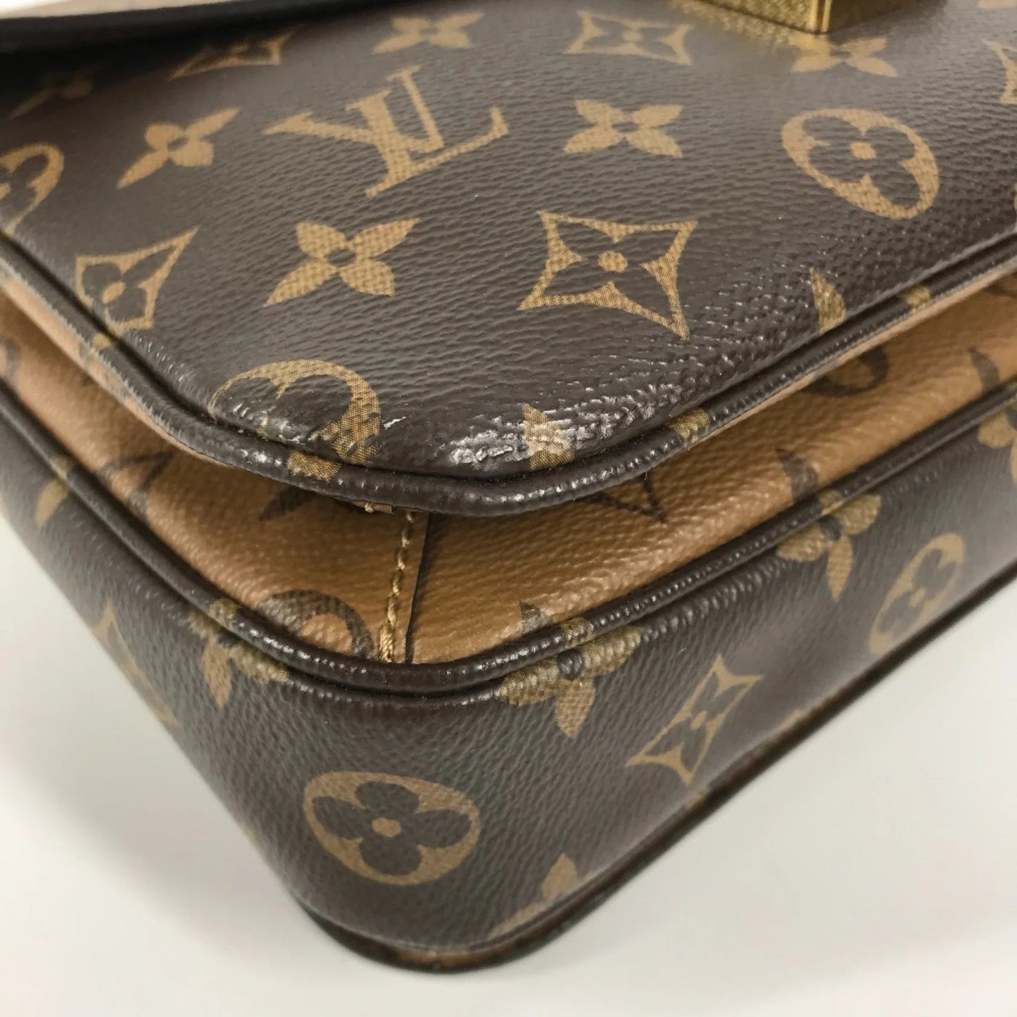 LOUIS VUITTON M44876 Monogram Reverse Pochette Metis MM Borsa a mano Borsa a tracolla 2WAY Spalla Tela Donna Beige - Etoilux