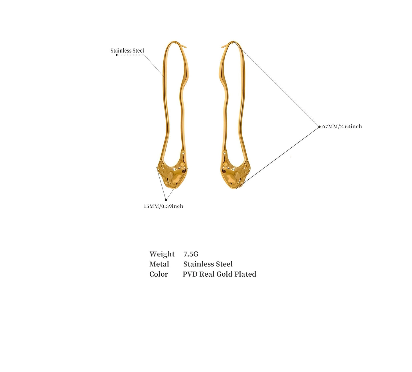 BEHI TRINI EARRINGS - Etoilux
