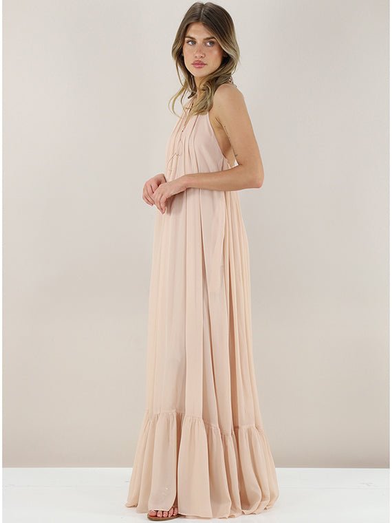 Pinko Abito lungo in chiffon Venturone - Etoilux