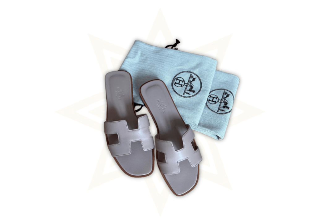 Hermès Oran Sandals - Rose Sakura (Taglia 37) - Etoilux