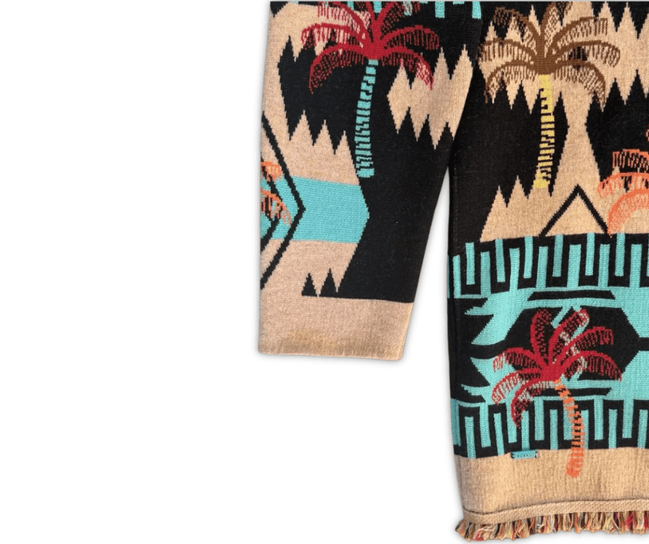 Alanui Iconic Jacquard Cardigan – Edizione Palm Pattern - Etoilux
