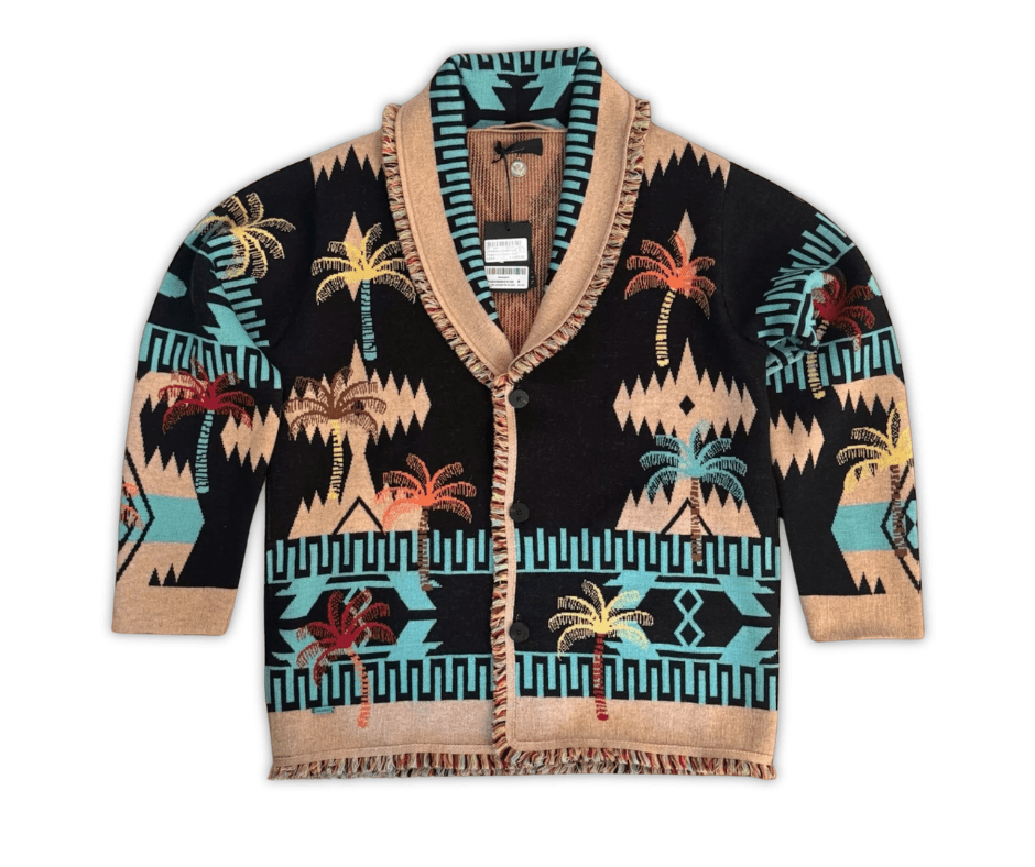 Alanui Iconic Jacquard Cardigan – Edizione Palm Pattern - Etoilux